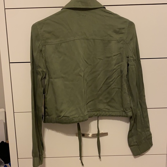 NWT Olive Green Shirt Jacket - Picture 7 of 8